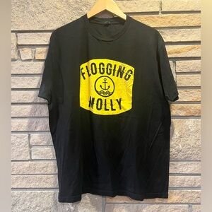 Flogging Molly Black Tee XL Pre Shrunk Cotton